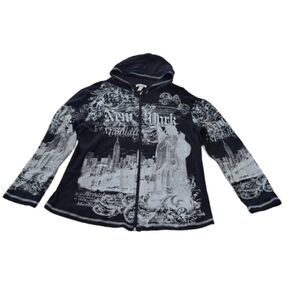 Vintage 90s Y2K New York New York Hotel & Casino Womens Hoodie